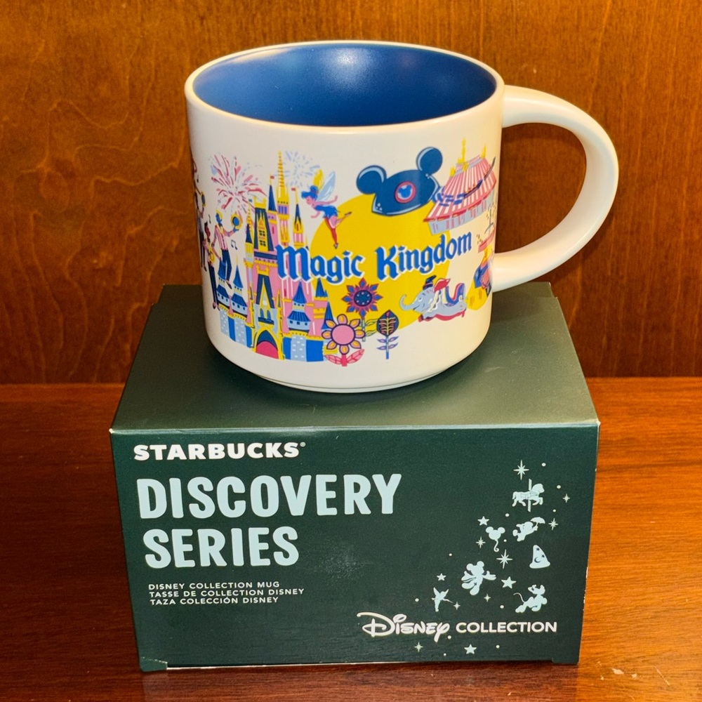 2024 Disney Parks Starbucks Discovery Series Been There Magic Kingdom 14oz Mug
